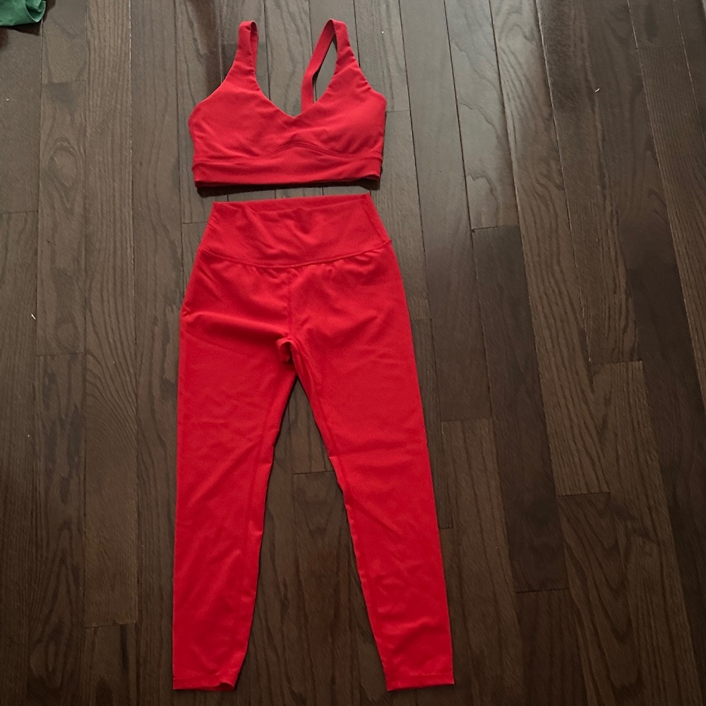Wilo Red Women's Activewear Set
